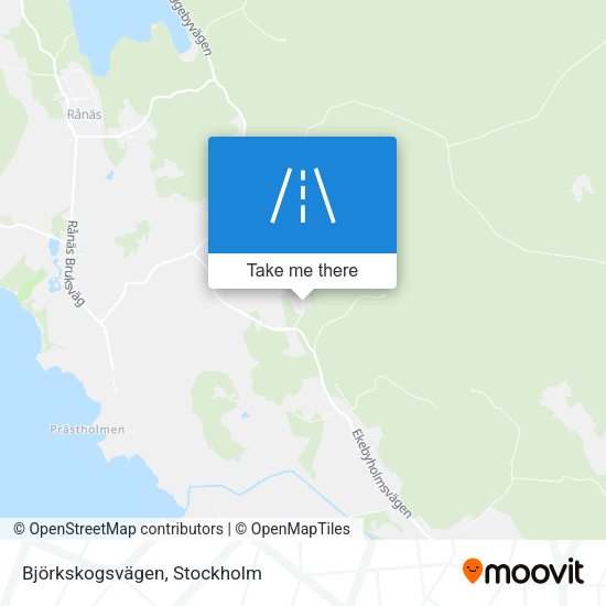 Björkskogsvägen map