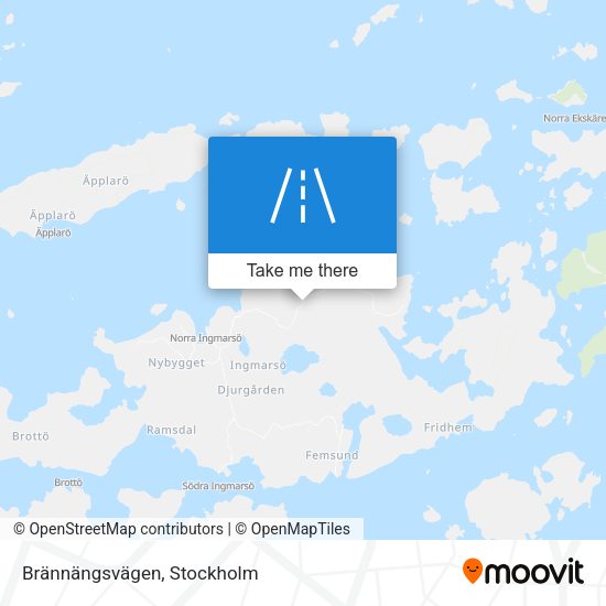 Brännängsvägen map