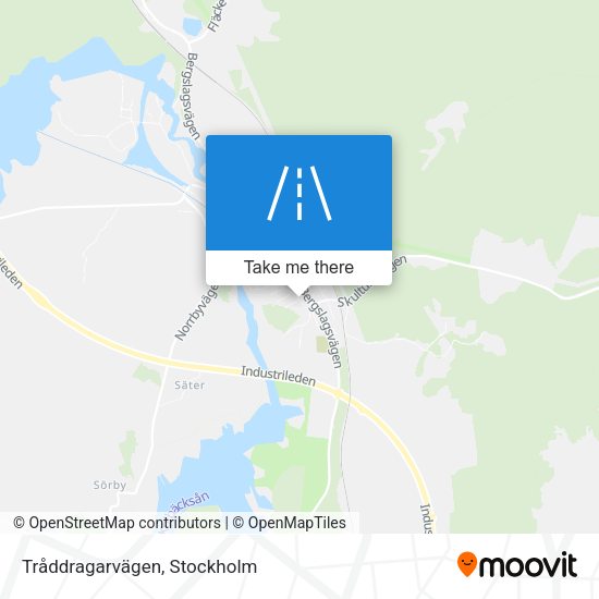 Tråddragarvägen map