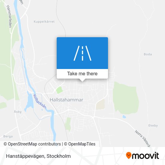 Hanstäppevägen map