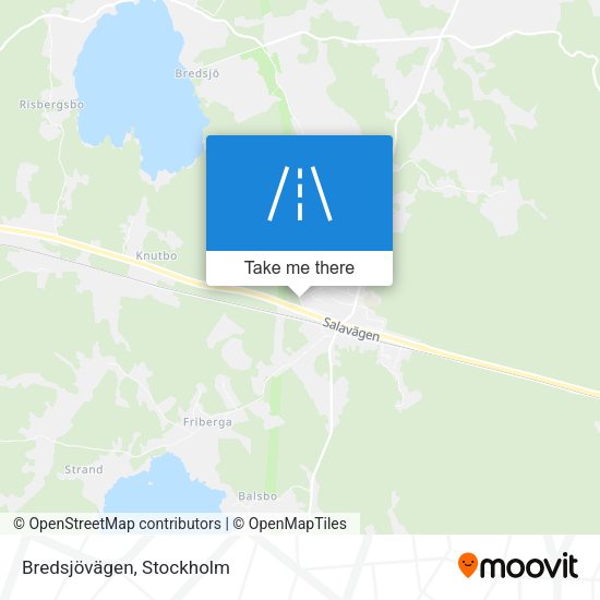 Bredsjövägen map