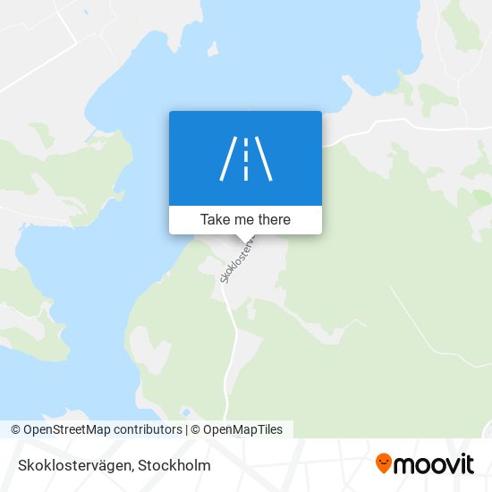 Skoklostervägen map