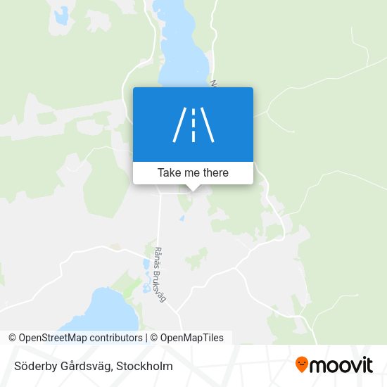 Söderby Gårdsväg map