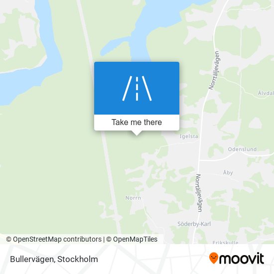 Bullervägen map