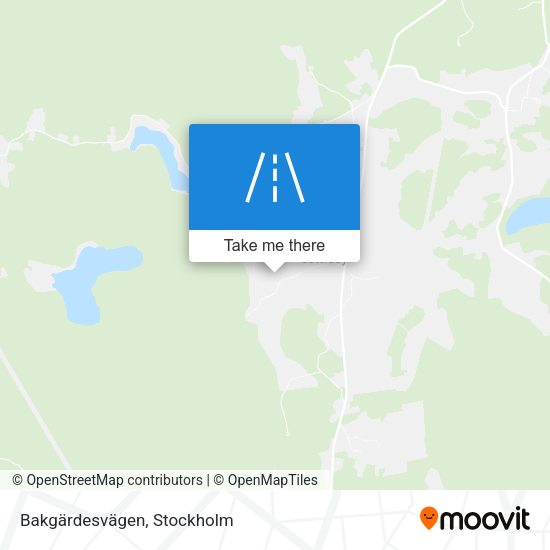 Bakgärdesvägen map
