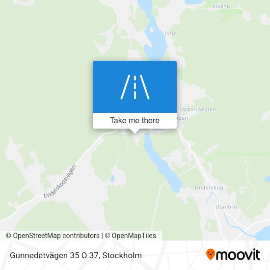 Gunnedetvägen 35 O 37 map