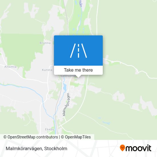 Malmkörarvägen map