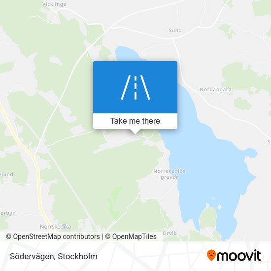 Södervägen map