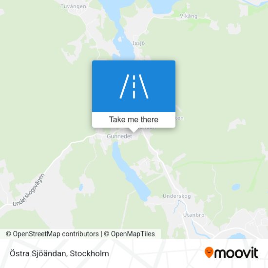 Östra Sjöändan map