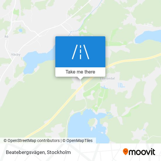 Beatebergsvägen map