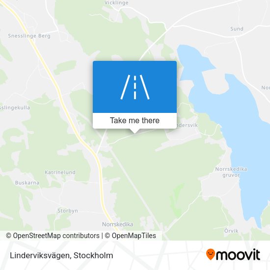 Linderviksvägen map