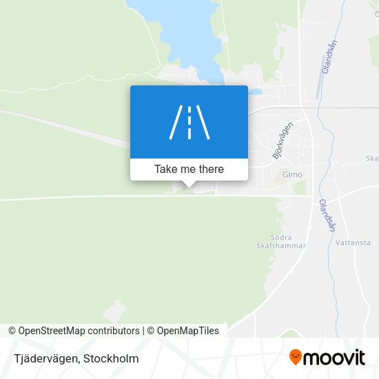 Tjädervägen map