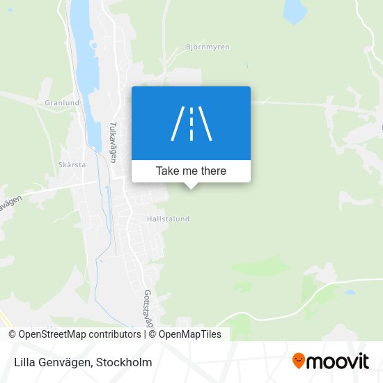Lilla Genvägen map