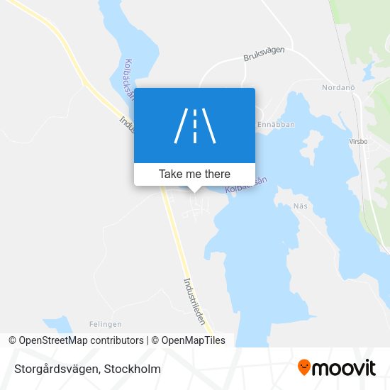 Storgårdsvägen map