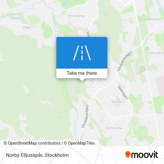 Norby Elljusspår map