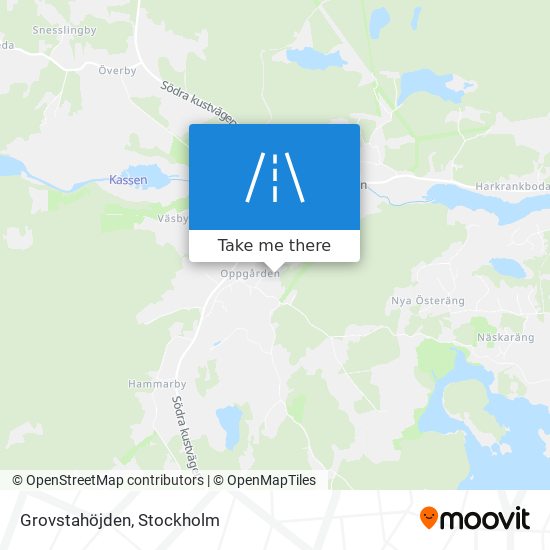 Grovstahöjden map