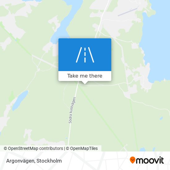 Argonvägen map