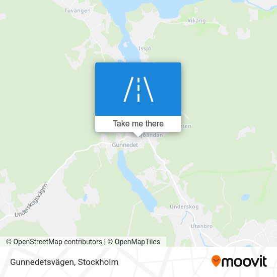 Gunnedetsvägen map