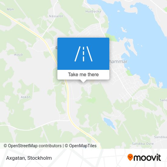 Axgatan map