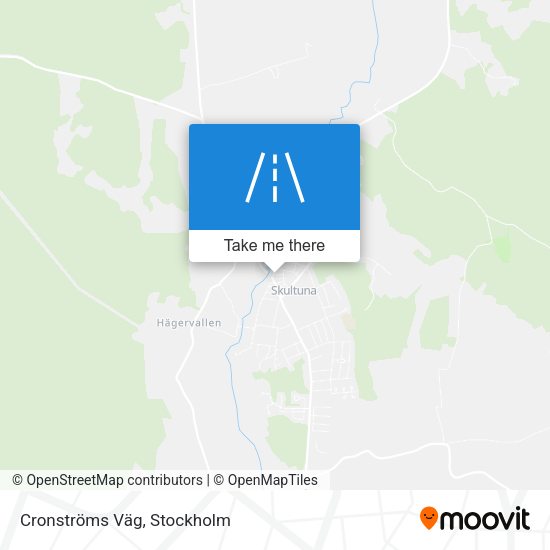 Cronströms Väg map