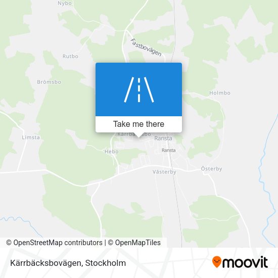 Kärrbäcksbovägen map