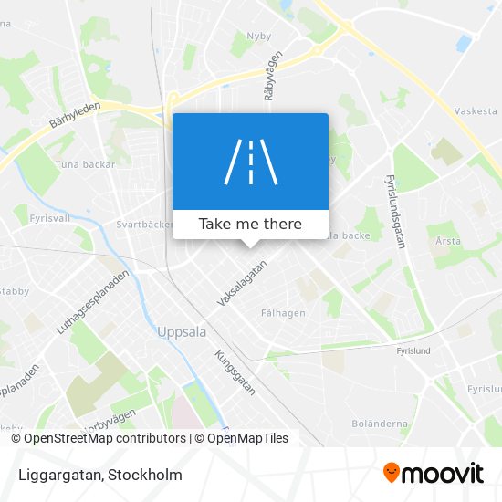 Liggargatan map