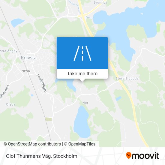 Olof Thunmans Väg map