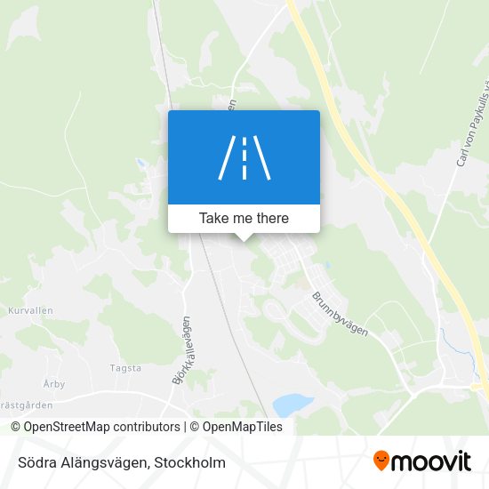 Södra Alängsvägen map