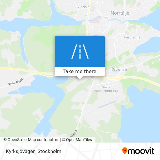 Kyrksjövägen map