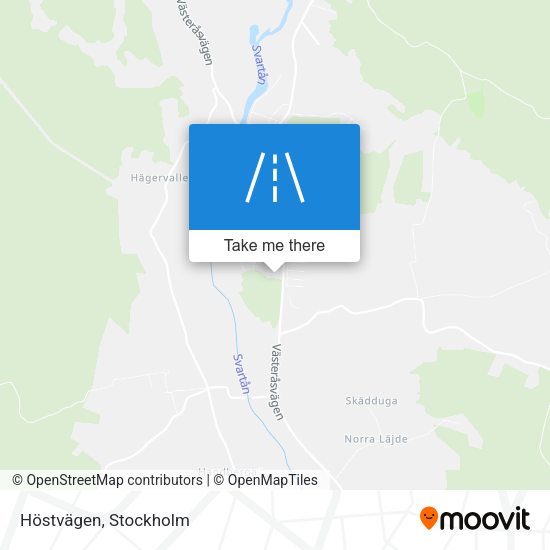 Höstvägen map