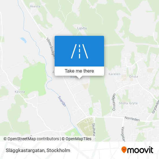 Släggkastargatan map