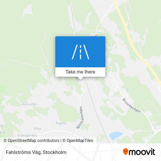 Fahlströms Väg map
