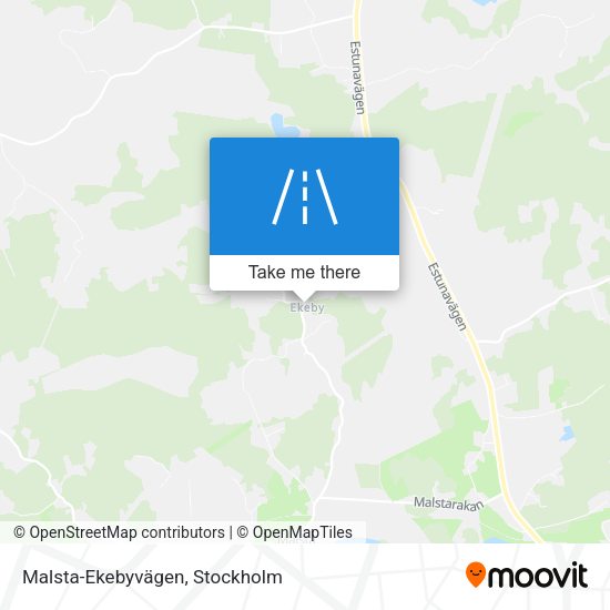 Malsta-Ekebyvägen map
