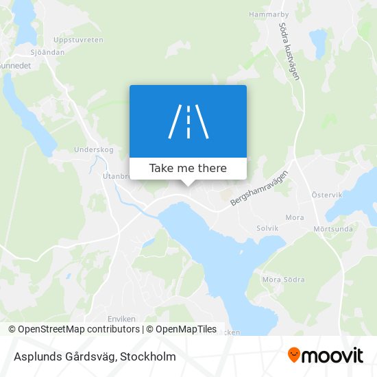 Asplunds Gårdsväg map