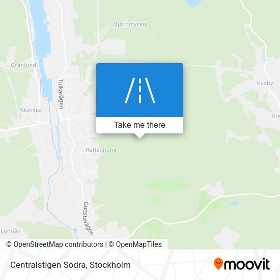 Centralstigen Södra map