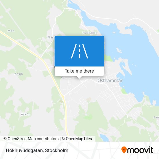 Hökhuvudsgatan map