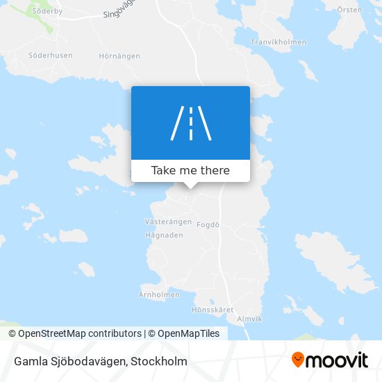 Gamla Sjöbodavägen map