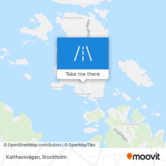 Katthavsvägen map