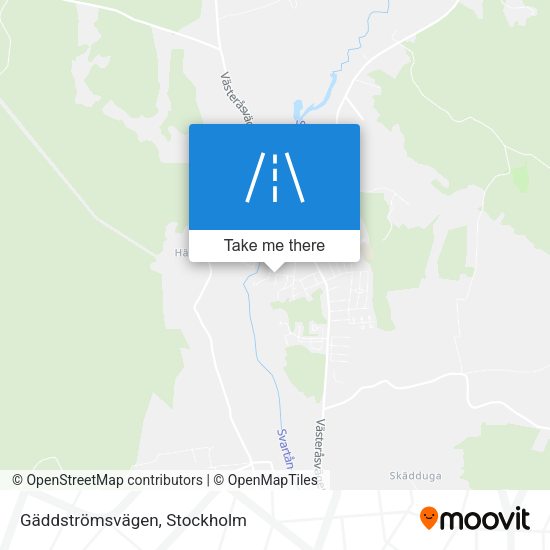 Gäddströmsvägen map