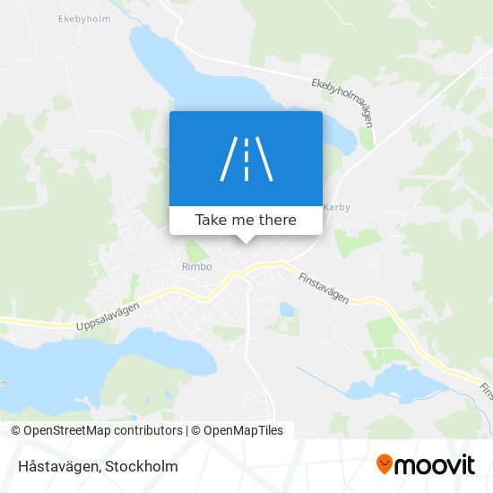 Håstavägen map