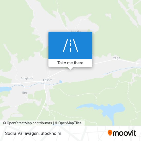 Södra Vallavägen map