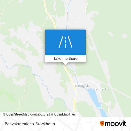 Banvaktarstigen map