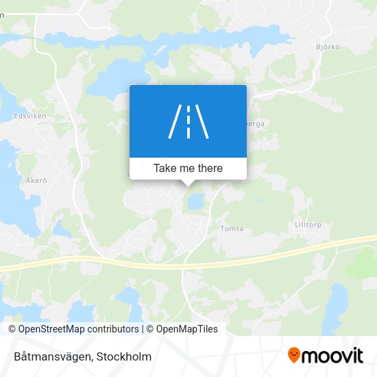 Båtmansvägen map