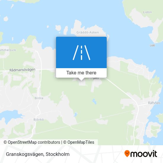 Granskogsvägen map