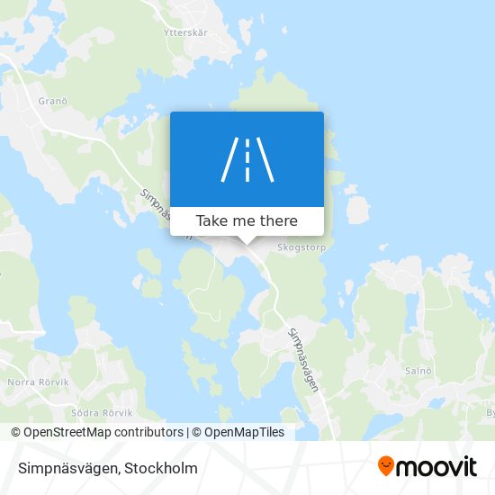 Simpnäsvägen map