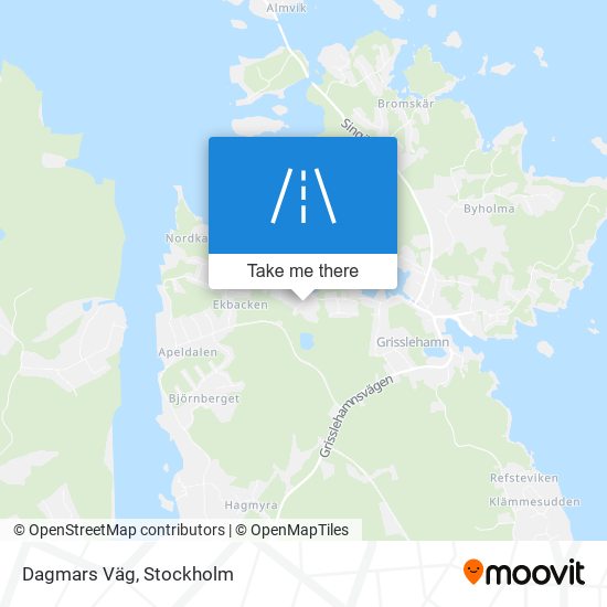 Dagmars Väg map