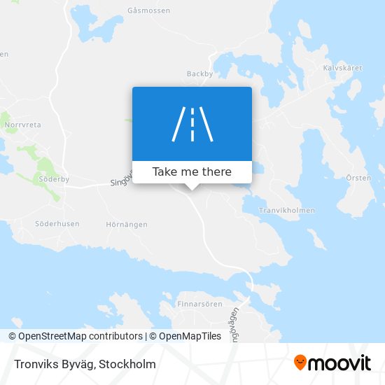 Tronviks Byväg map