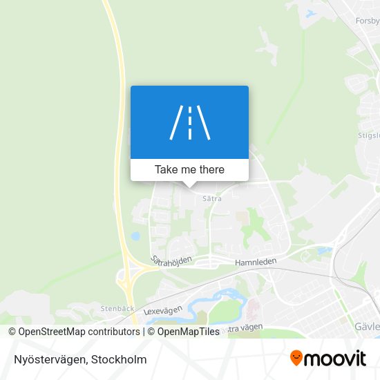 Nyöstervägen map