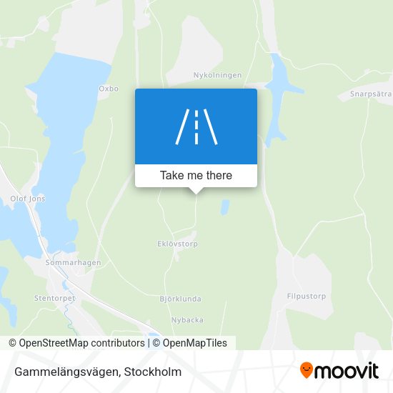 Gammelängsvägen map