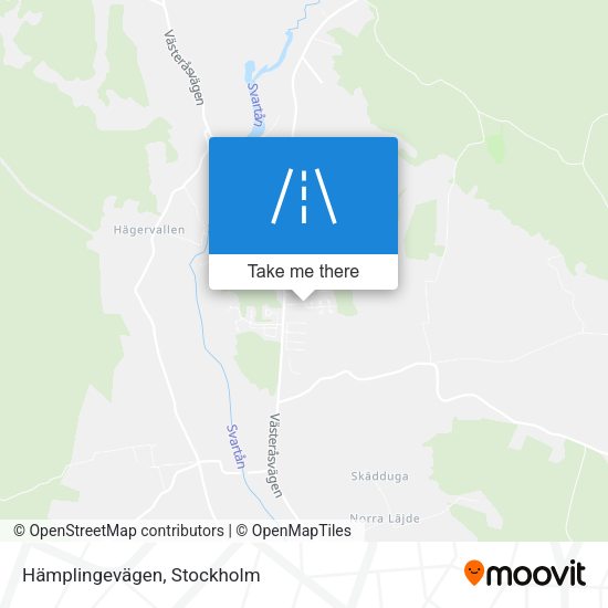Hämplingevägen map